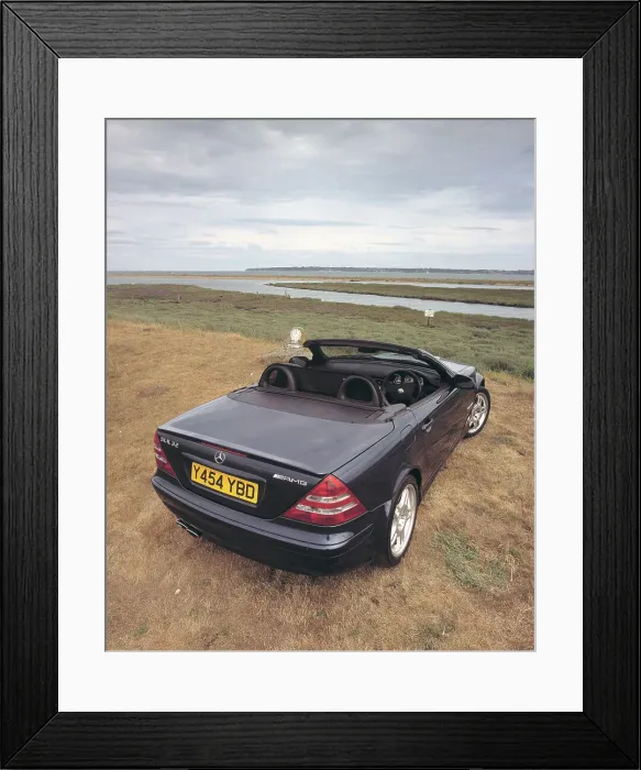 Framed Print : 2001 Mercedes Benz SLK 320 AMG Framed Print : 2001 Mercedes Benz SLK 320 AMG