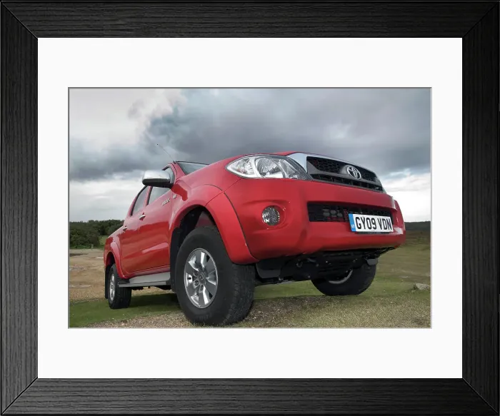 Framed Print : 2009 Toyota HiLux pick up truck Framed Print : 2009 Toyota HiLux pick up truck