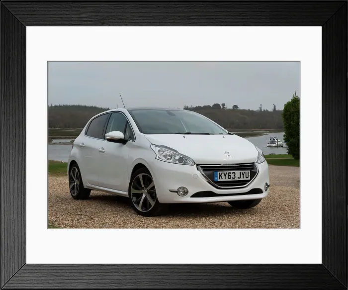 Framed Print : 2014 Peugeot 208 Hdi Framed Print : 2014 Peugeot 208 Hdi
