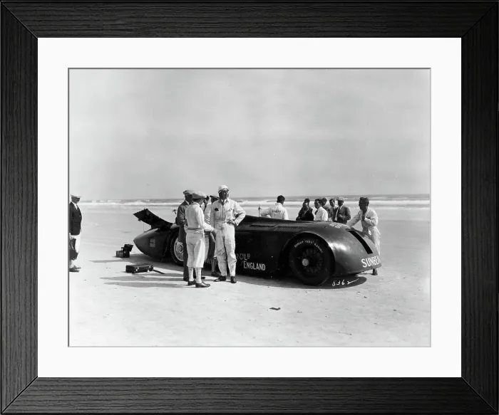 Framed Print : Sunbeam 1000hp World Land speed record attempt at Daytona 1927 Framed Print : Sunbeam 1000hp World Land speed record attempt at Daytona 1927