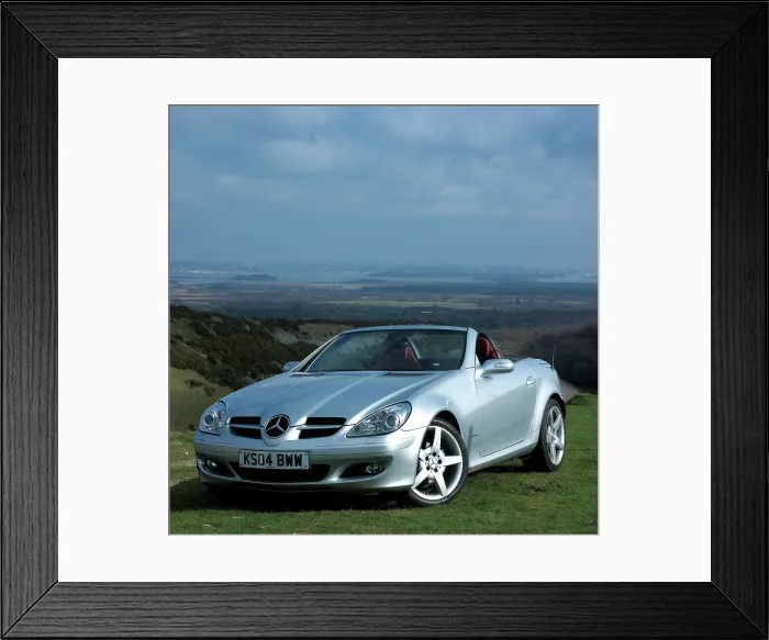 Framed Print : 2004 Mercedes Benz SLK 200K Framed Print : 2004 Mercedes Benz SLK 200K