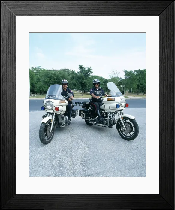 Framed Print : 1992 Harley Davidson Police Bike Framed Print : 1992 Harley Davidson Police Bike