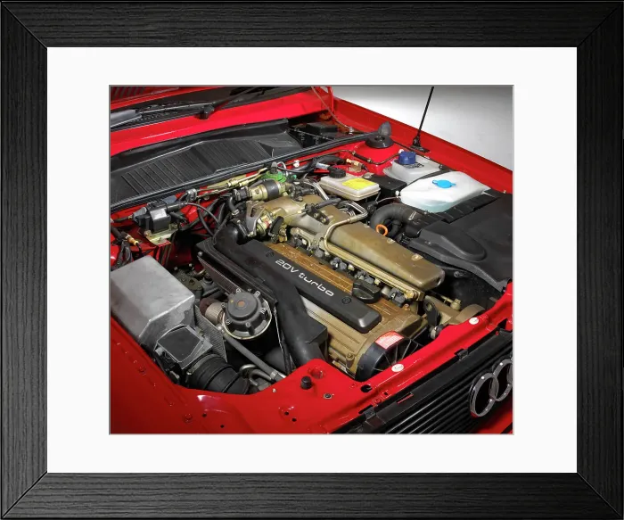 Framed Print : 1991 Audi Quattro 20v Framed Print : 1991 Audi Quattro 20v