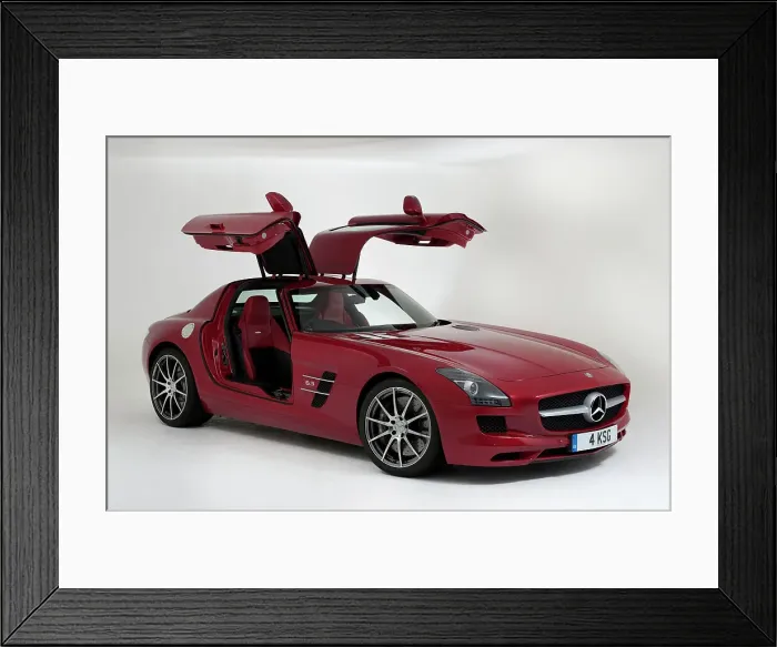 Framed Print : 2011 Mercedes Benz AMG SLS Framed Print : 2011 Mercedes Benz AMG SLS
