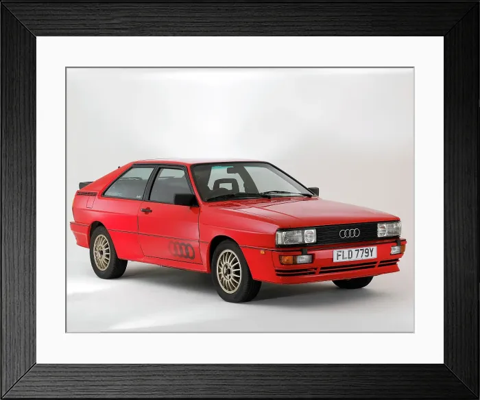 Framed Print : 1983 Audi Quattro Framed Print : 1983 Audi Quattro