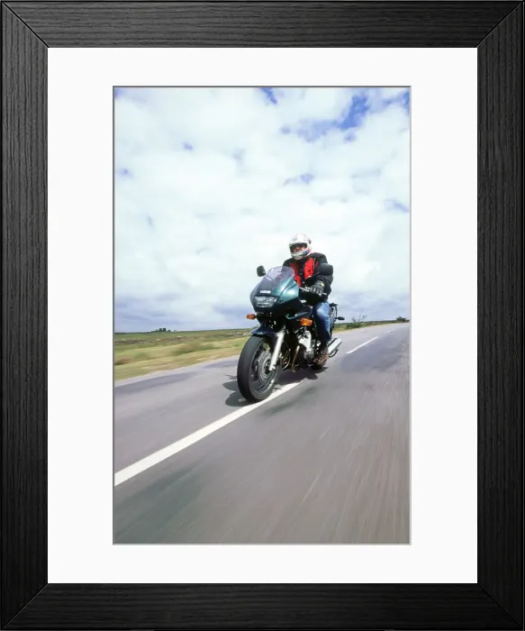Framed Print : 2000 Yamaha XJ 600s Diversion motorcycle