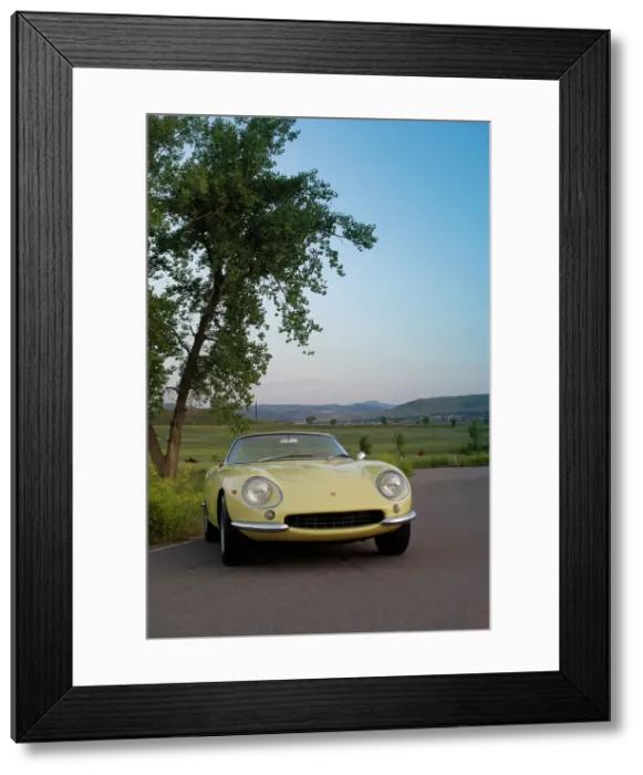 Framed Print : Ferrari Nart Spyder 1967. Artist: Simon Clay Framed Print : Ferrari Nart Spyder 1967. Artist: Simon Clay