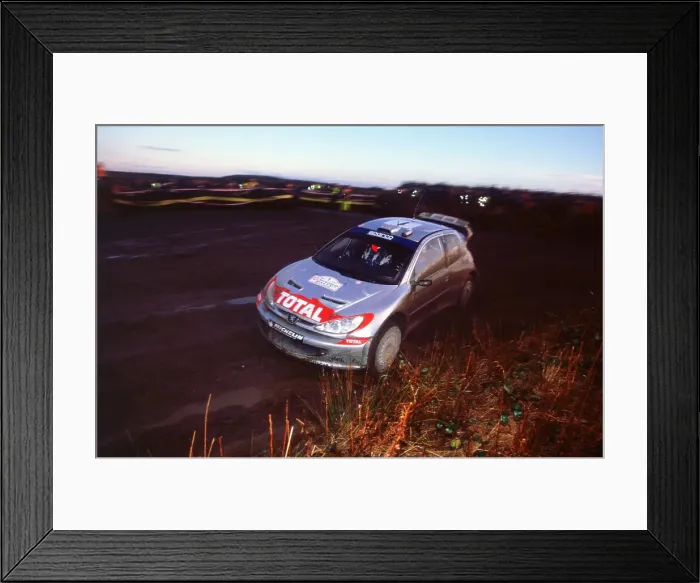 Framed Print : 2002 Peugeot 206 WRC, Richard Burns, Network Q Rally Framed Print : 2002 Peugeot 206 WRC, Richard Burns, Network Q Rally