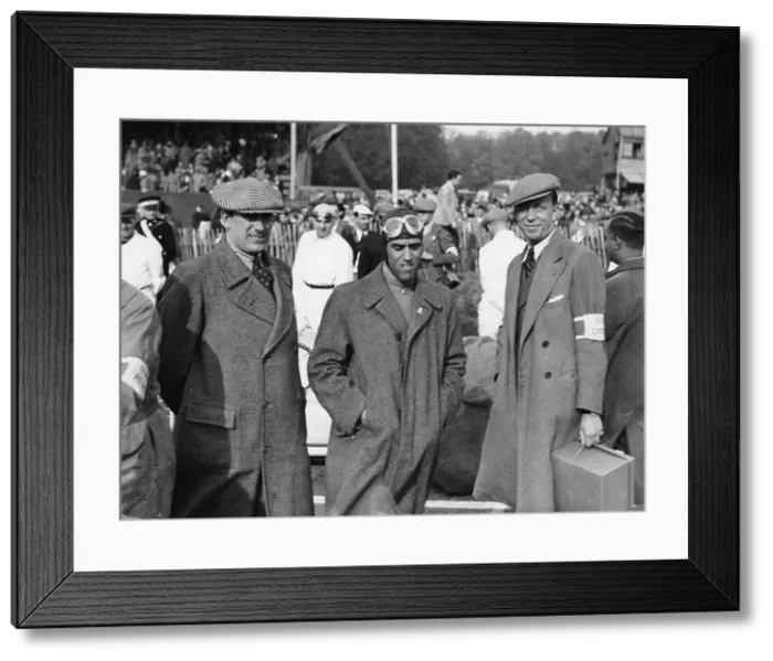 Framed Print : Tazio Nuvolari, Donington Grand Prix, 1938 Framed Print : Tazio Nuvolari, Donington Grand Prix, 1938