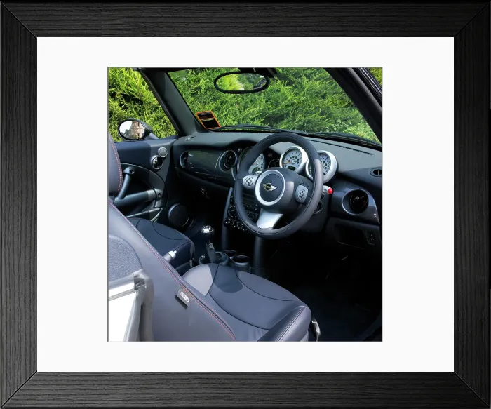 Framed Print : 2004 Mini Cooper Convertible Framed Print : 2004 Mini Cooper Convertible