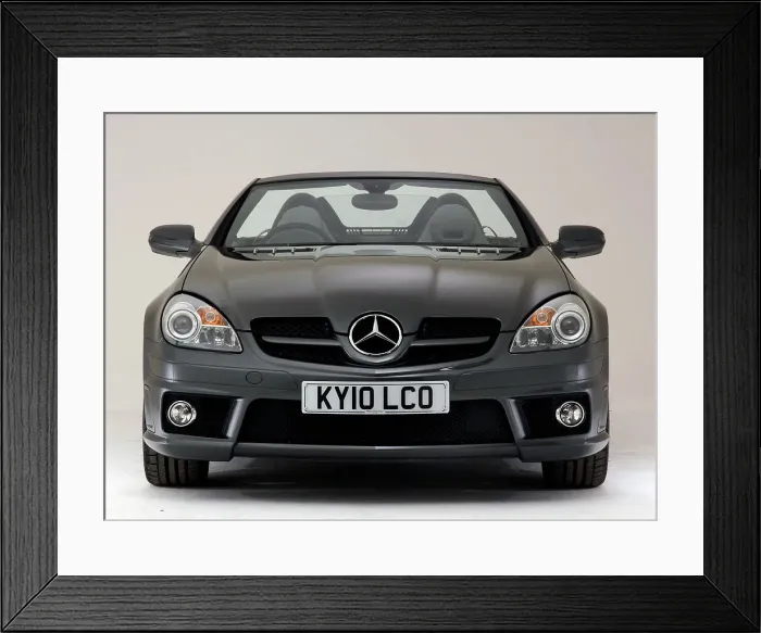 Framed Print : 2010 Mercedes Benz SLK 200 Framed Print : 2010 Mercedes Benz SLK 200