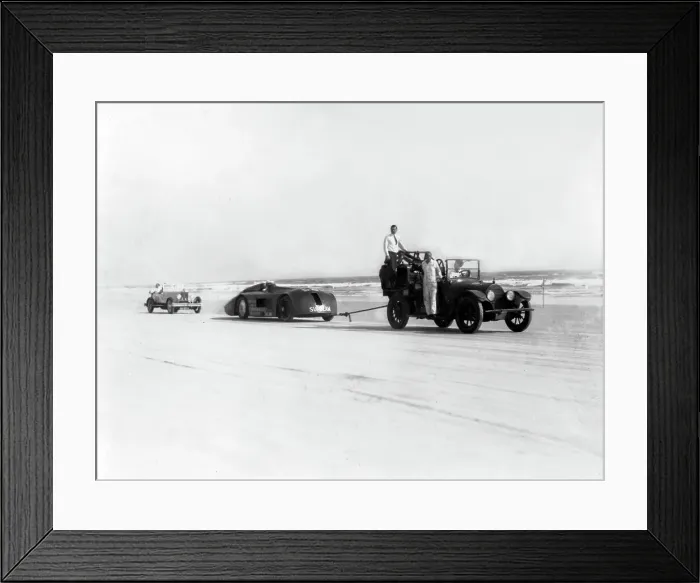 Framed Print : Sunbeam 1000hp World Land speed record attempt at Daytona 1927 Framed Print : Sunbeam 1000hp World Land speed record attempt at Daytona 1927