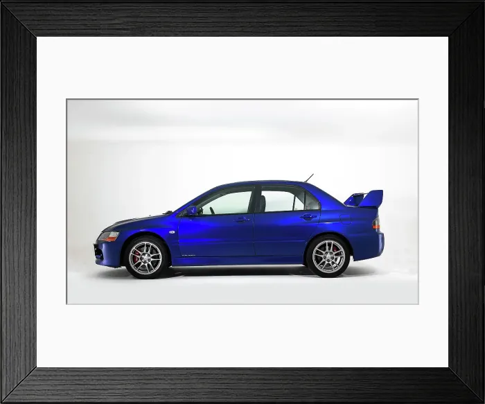 Framed Print : 2005 Mitsubishi Evo 9 FQ340 Framed Print : 2005 Mitsubishi Evo 9 FQ340