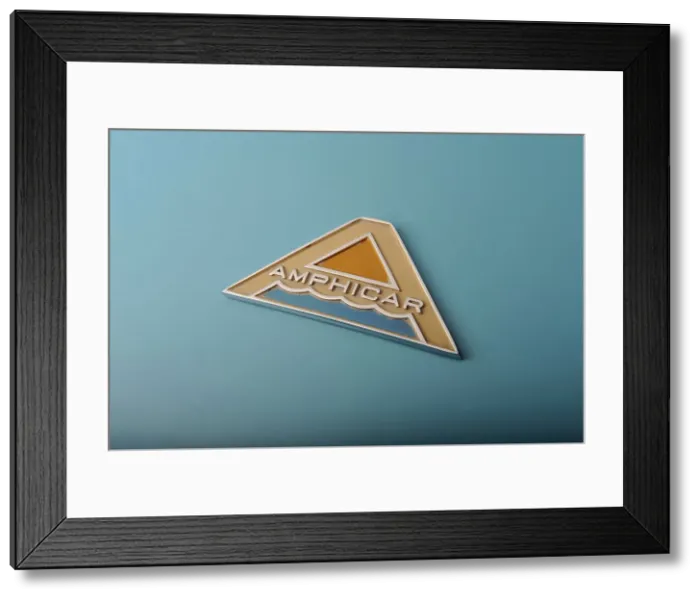 Framed Print : Amphicar 1966. Artist: Simon Clay Framed Print : Amphicar 1966. Artist: Simon Clay