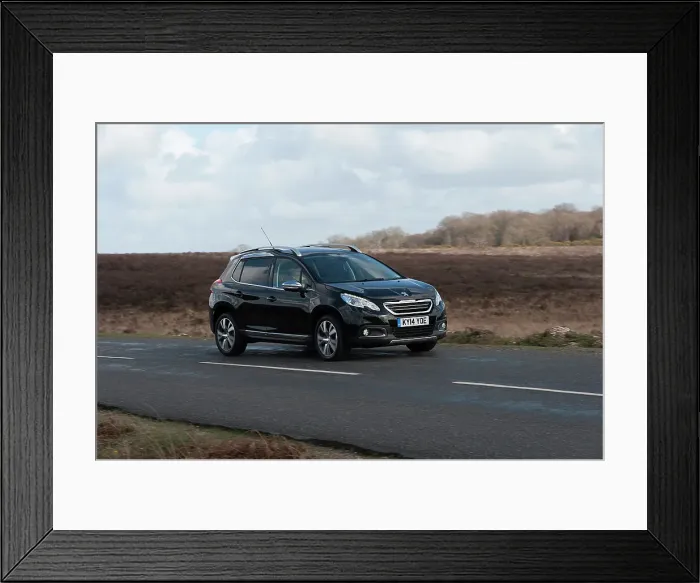 Framed Print : 2014 Peugeot 2008 Hdi Feline Framed Print : 2014 Peugeot 2008 Hdi Feline
