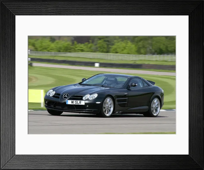 Framed Print : 2005 Mercedes Benz SLR McLaren Framed Print : 2005 Mercedes Benz SLR McLaren