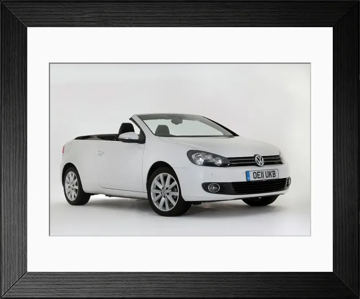 Framed Print : 2011 VW Golf Tdi Cabriolet Framed Print : 2011 VW Golf Tdi Cabriolet