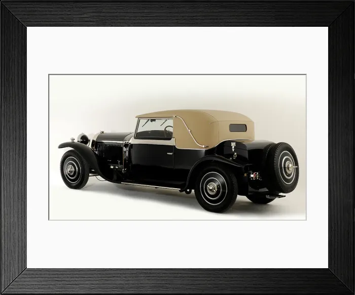 Framed Print : 1930 Bugatti Type 46 Faux Framed Print : 1930 Bugatti Type 46 Faux