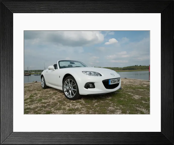 Framed Print : 2014 Mazda MX5 Roadster Coupe Framed Print : 2014 Mazda MX5 Roadster Coupe