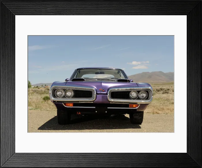 Framed Print : Dodge Coronet Hemi RT 1970. Artist: Simon Clay Framed Print : Dodge Coronet Hemi RT 1970. Artist: Simon Clay