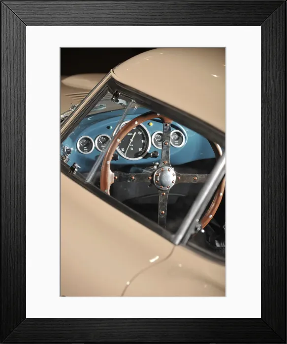 Framed Print : Siata Mille Miglia by Touring 1952. Artist: Simon Clay Framed Print : Siata Mille Miglia by Touring 1952. Artist: Simon Clay