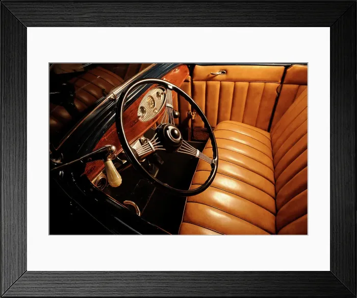 Framed Print : Ford 18 Deluxe Roadster 1932. Artist: Simon Clay Framed Print : Ford 18 Deluxe Roadster 1932. Artist: Simon Clay