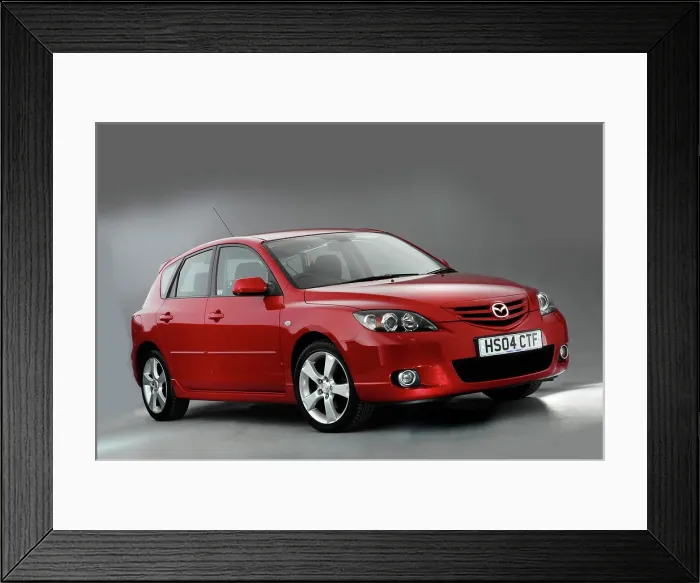 Framed Print : 2004 Mazda 3 Framed Print : 2004 Mazda 3