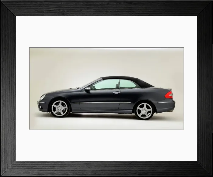 Framed Print : 2009 Mercedes Benz CLK Cabriolet Framed Print : 2009 Mercedes Benz CLK Cabriolet