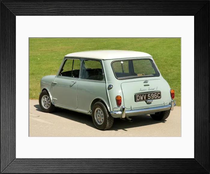 Framed Print : 1965 Austin Mini Coopers Framed Print : 1965 Austin Mini Coopers