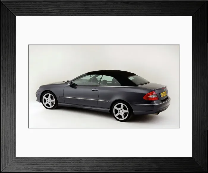 Framed Print : 2009 Mercedes Benz CLK Cabriolet Framed Print : 2009 Mercedes Benz CLK Cabriolet