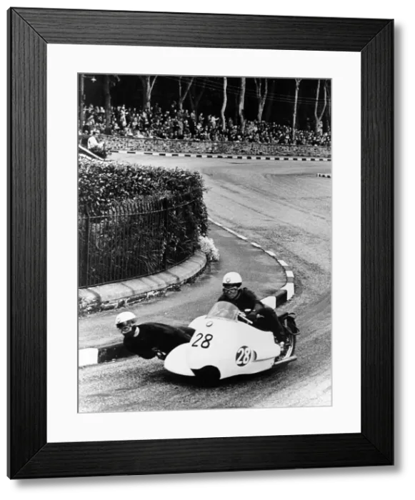 Framed Print : BMW Motorbike and sidecar combination, 1957 Framed Print : BMW Motorbike and sidecar combination, 1957