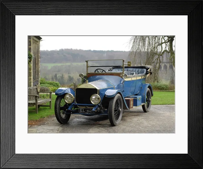 Framed Print : Napier open tourer 1913. Artist: Simon Clay Framed Print : Napier open tourer 1913. Artist: Simon Clay