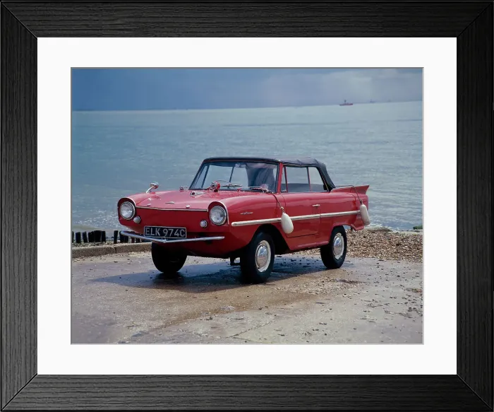 Framed Print : A 1965 Amphicar at the water's edge Framed Print : A 1965 Amphicar at the water's edge