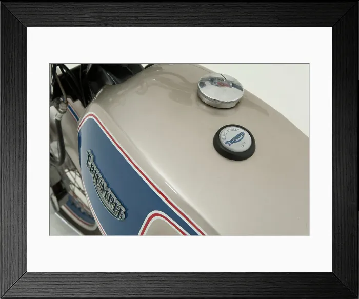 Framed Print : 1977 Triumph Bonneville 750 Jubilee