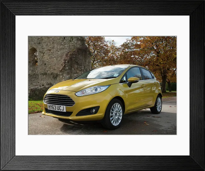 Framed Print : 2013 Ford Fiesta Econetic