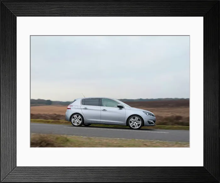 Framed Print : 2014 Peugeot 308 THP 156 Feline Framed Print : 2014 Peugeot 308 THP 156 Feline