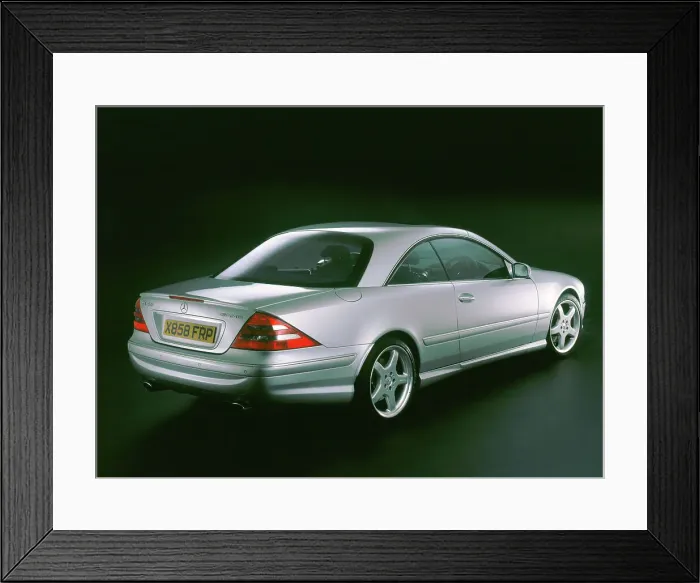 Framed Print : 2001 Mercedes Benz CL 55 AMG V8 Framed Print : 2001 Mercedes Benz CL 55 AMG V8