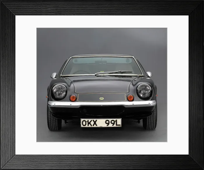 Framed Print : 1977 Lotus Europa JPS Special Framed Print : 1977 Lotus Europa JPS Special