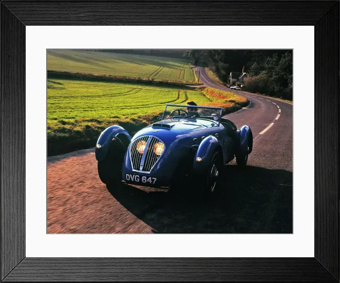 Framed Print : 1950 Healey Silverstone Framed Print : 1950 Healey Silverstone