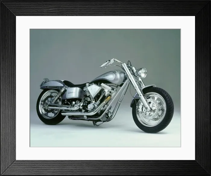 Framed Print : 1996 Harley Davidson Pasadena by Battistinis custom conversions Framed Print : 1996 Harley Davidson Pasadena by Battistinis custom conversions