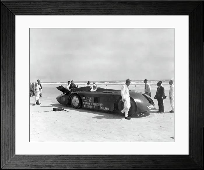Framed Print : Sunbeam 1000hp World Land speed record attempt at Daytona 1927 Framed Print : Sunbeam 1000hp World Land speed record attempt at Daytona 1927