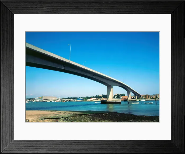 Framed Print : Itchen toll bridge in Southampton Framed Print : Itchen toll bridge in Southampton
