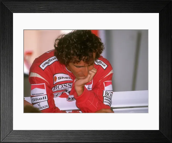 Framed Print : Alain Prost, British Grand Prix, Silverstone, Northamptonshire, 1989 Framed Print : Alain Prost, British Grand Prix, Silverstone, Northamptonshire, 1989