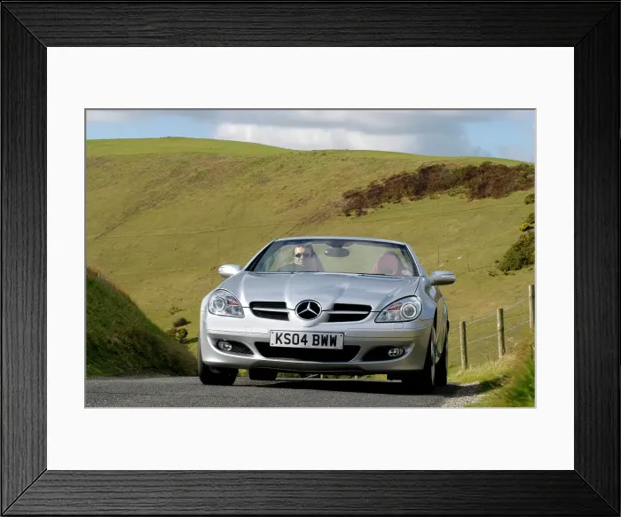 Framed Print : 2004 Mercedes Benz SLK 200K Framed Print : 2004 Mercedes Benz SLK 200K