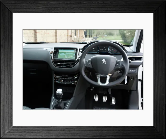 Framed Print : 2014 Peugeot 208 Hdi Framed Print : 2014 Peugeot 208 Hdi