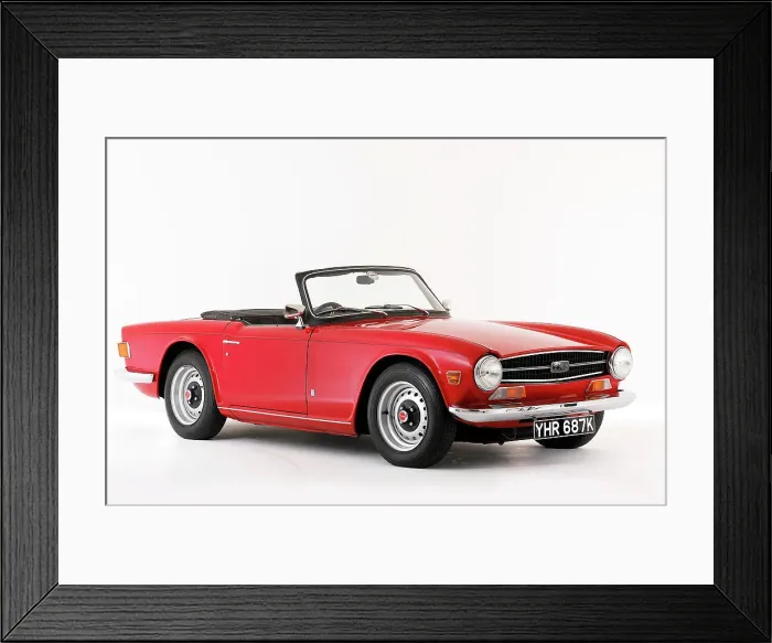 Framed Print : 1972 Triumph TR6 Framed Print : 1972 Triumph TR6
