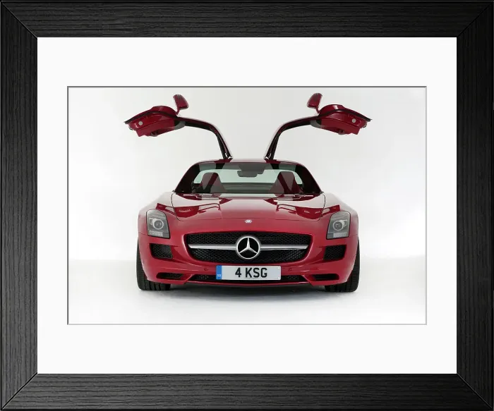 Framed Print : 2011 Mercedes Benz AMG SLS Framed Print : 2011 Mercedes Benz AMG SLS