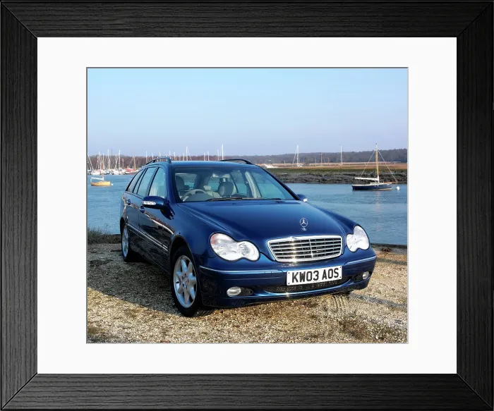 Framed Print : 2003 Mercedes Benz C270 Estate Framed Print : 2003 Mercedes Benz C270 Estate