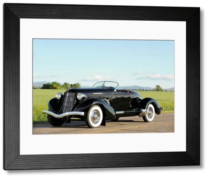 Framed Print : Auburn 852 SC Speedster 1936. Artist: Simon Clay Framed Print : Auburn 852 SC Speedster 1936. Artist: Simon Clay