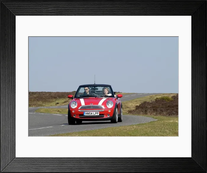 Framed Print : 2004 Mini Cooper Convertible Framed Print : 2004 Mini Cooper Convertible